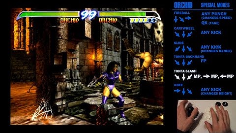 KILLER INSTINCT 2: Orchid Tutorial (Move List)