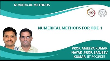 Numerical methods for ODE-1