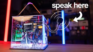 Worlds first Plasma AI Computer! (it has a message for you)