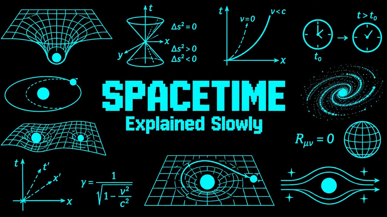 Every Confusing Thing About Spacetime Explained Slowly (For Sleep)