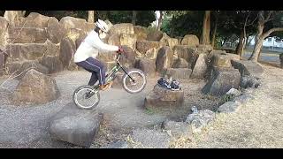 捻り飛び？【バイクトライアル】