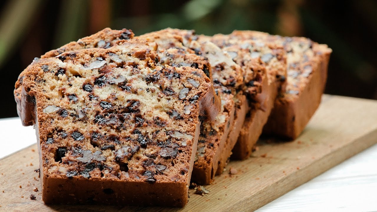 ช็อกโกแลตชิพและวอลนัทเบรด Chocolate Chip and Walnut Bread : พลพรรคนักปรุง