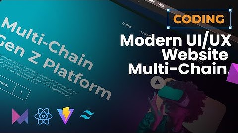 Modern UI/UX Website Multi-Chain Gen Z Platform using React, Vite, Tailwind CSS , And Framer Motion.