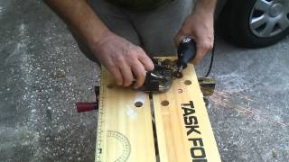 Geo Metro Lock Swap: Cutting