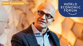 A conversation with microsoft chief executive officer satya nadella on
unlocking inclusive economic growth and equitable globalization
through technological ...