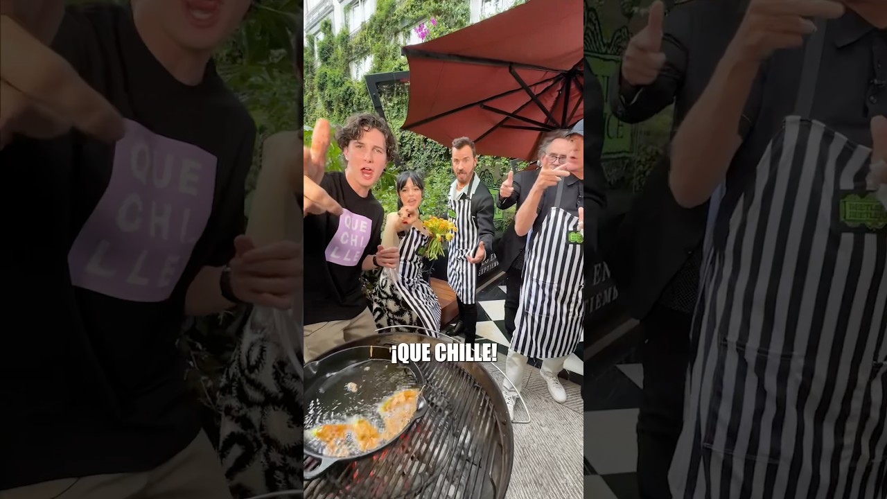 Beetlejuice, Beetlejuice… TACOS 🌮🧟‍♂️ con Tim Burton, Jenna Ortega, Michael Keaton, Justin Theroux