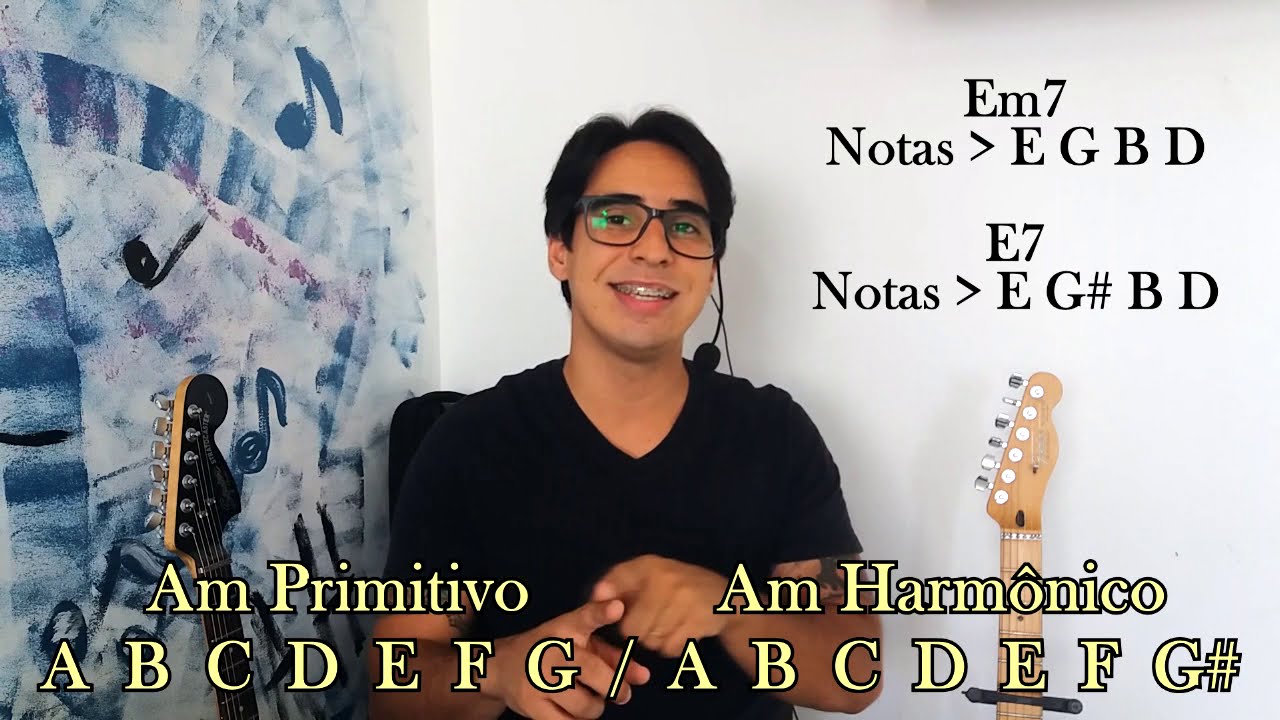 Campo Harmônico MENOR HARMÔNICO e MENOR NATURAL