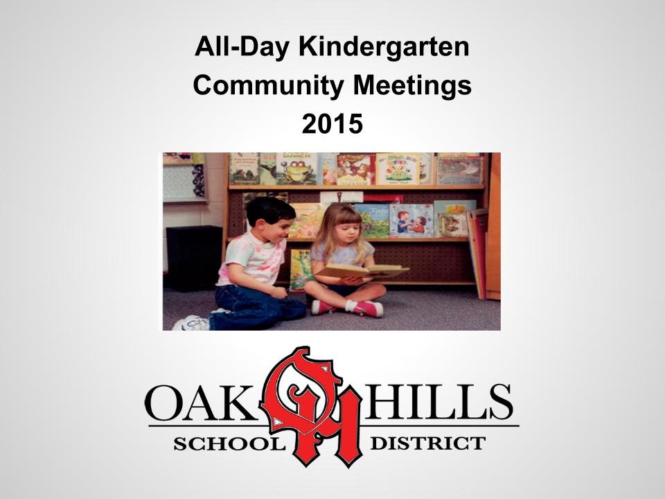 All Day Kindergarten Implementation