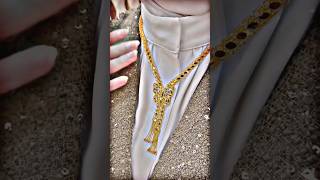 chhat puja ke liye gold chain 😍😍chhat puja #shorts#gold#goldnecklace #wedding #fashion