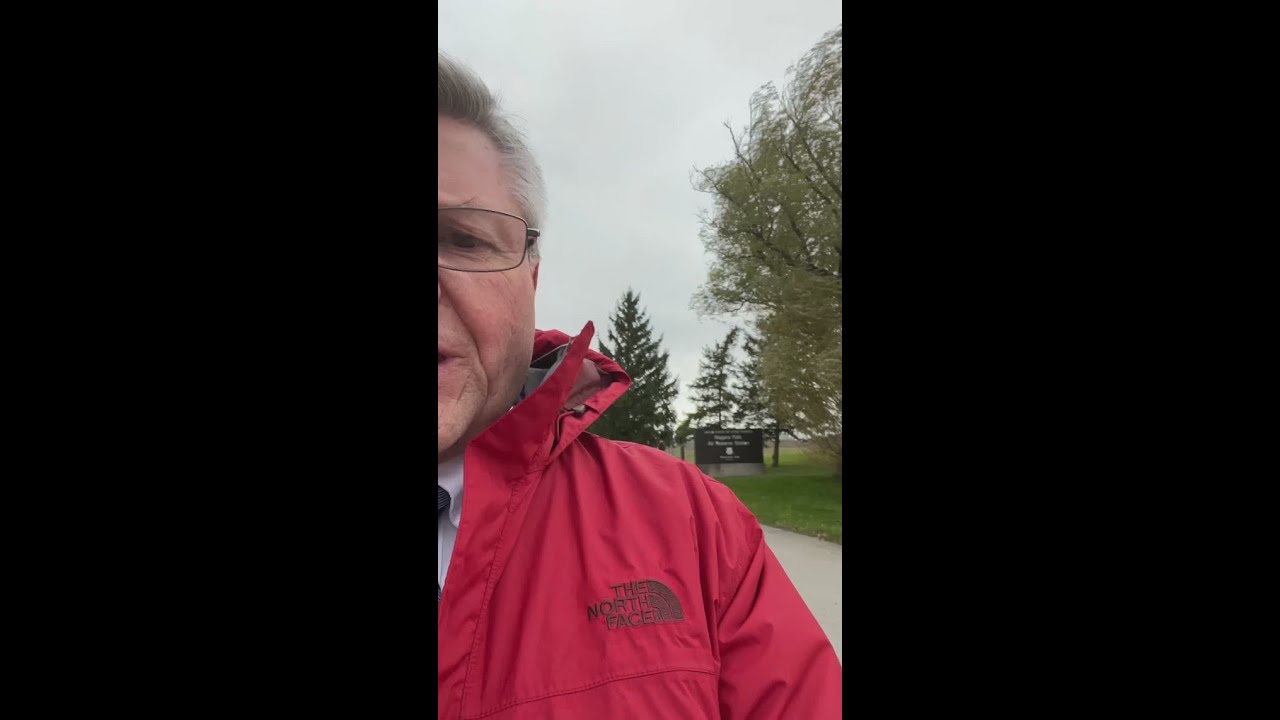 Donation letter for Niagara Falls Airbase during government shutdown