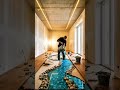 Abandoned Room to Crystal River Luxury Living Room AI Interior Transformation  #shorts