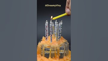 Relaxing melting sparkling candles time lapse #relaxing #timelapse #photography #motivation #asmr