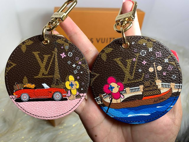Louis Vuitton Illustre Bag Charm and Key Holder Limited Edition Vivienne  Holiday Monogram Canvas Brown 70759113