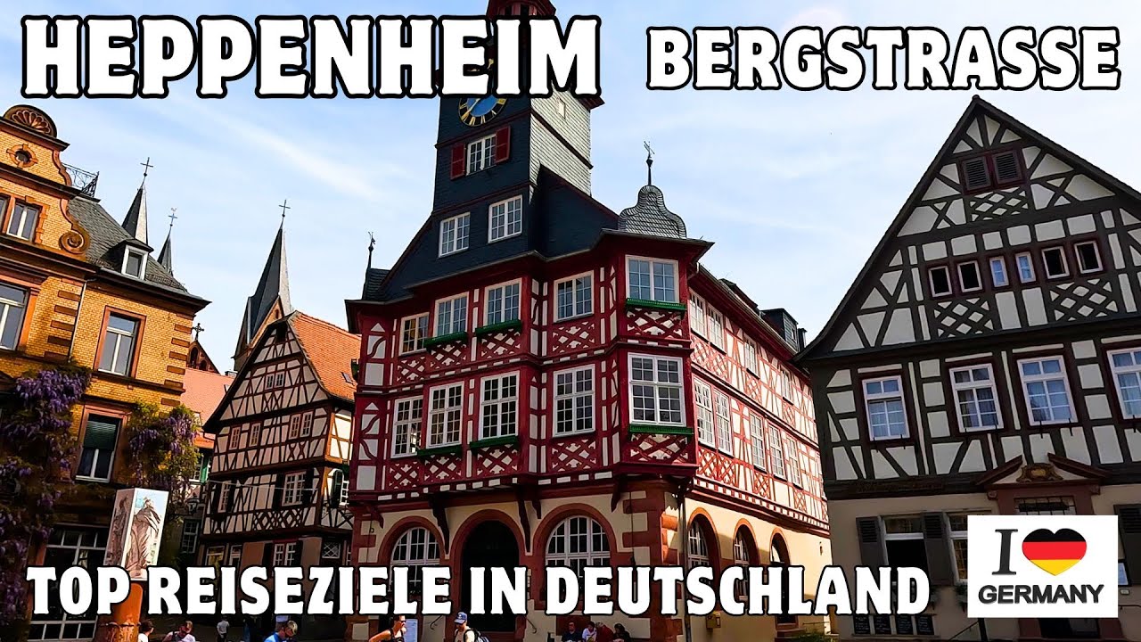 Heppenheim (Bergstraße)  - ein wahres Schmuckstück - denkmalgeschützte, historische  Altstadt