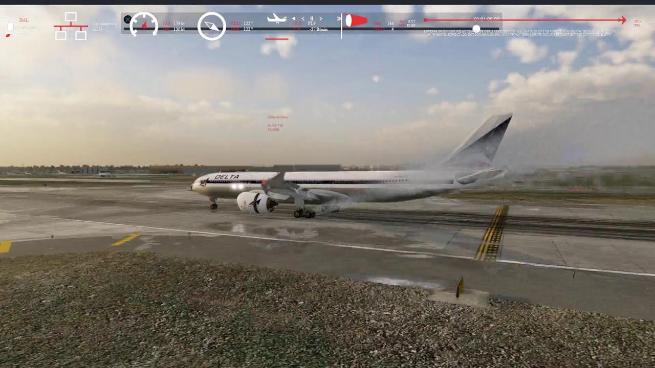 X-Plane 12 12.4 b4 Back to Basics  Toliss Airbus A339 Tokyo to USA  Landing Say intentions  Traffic