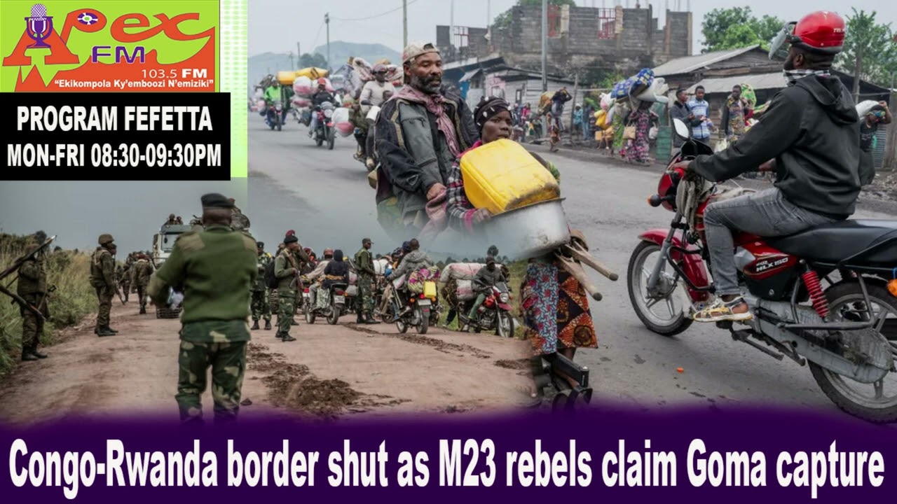 YouTube에서 Congo Rwanda border shut as M23 rebels claim Goma capture 보기 YouTube에서 Congo Rwanda border shut as M23 rebels claim Goma capture 보기