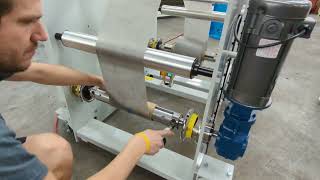 Center Unwind Rewind Demo Machine