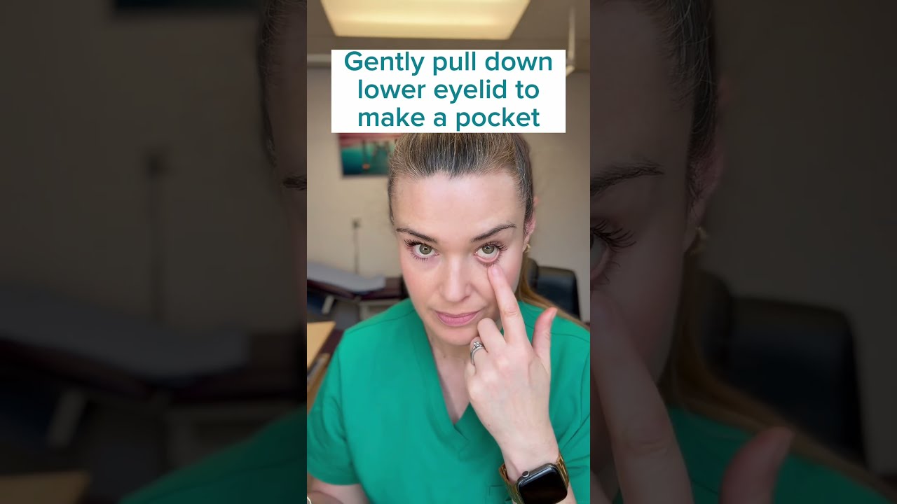 A Doctor Shows You How To Properly Use Eye Drops Healthtips