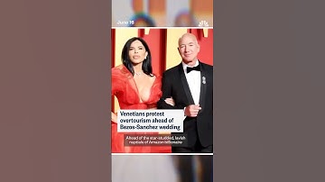 Venetians protest overtourism ahead of Bezos-Sanchez wedding