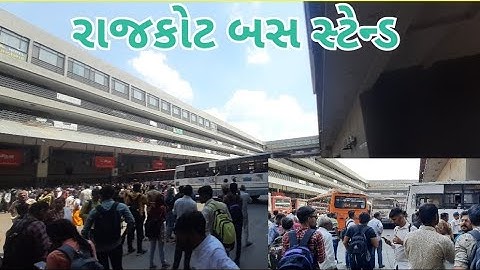 HEAVY TRAFFIC ALL GSRTC BUSES AT RAJKOT BUS PORT|ST BUS|EXPRESS BUS|RAJKOT BUS PORT #gsrtc#stbus