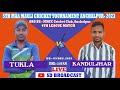 Live  tukla vs kanduljhar  4th league match ii 5th  anchalpur cricket tournament 2023 