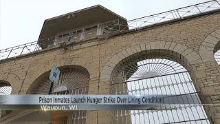 Inmate at Waupun Correctional Institution taking part in hunger strike