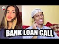 Beautiful Indian Girl Calls from Bank for Loan