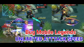Tutorial Bug Attack Speed! | Unlimited Attack Speed | Bug Mobile Legends