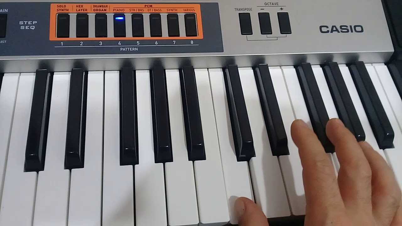 TECLADO SINTETIZADOR XW-P1 CASIO COMO MUDAR A AFINAÇÃO TRANSPOSE