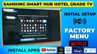 how to download apps on samsung smart hub hospitality tv setup