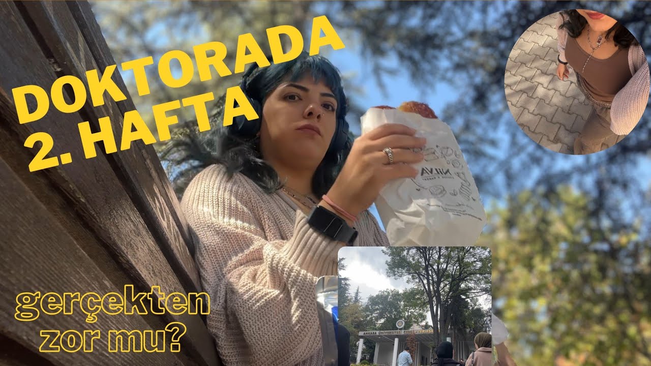 sadece 2. hafta ve şimdiden yoruldum 😩 | doktora günlükleri #2