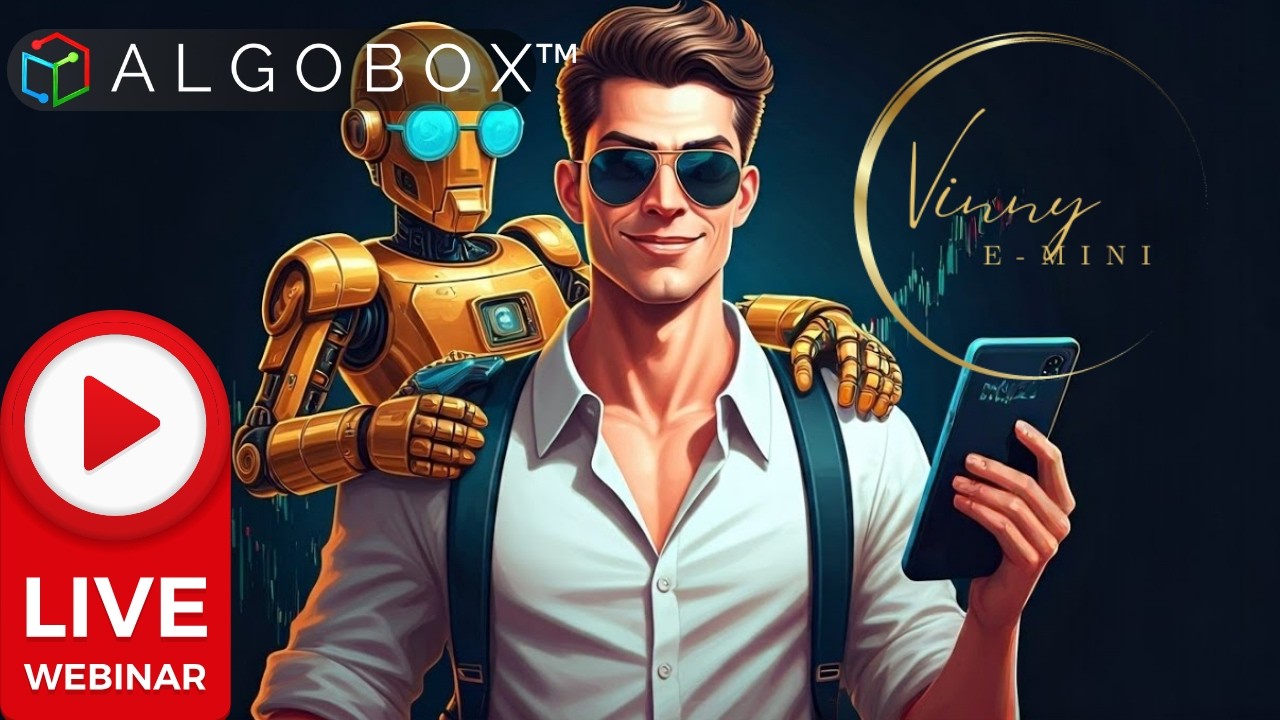 Quant Trading | AlgoBox LIVE Trading Room 🟠 Watch Vinny Emini Trade NQ Futures
