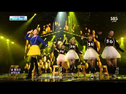 Live HD | 131117 앤씨아 "Oh My God" @ SBS 인기가요