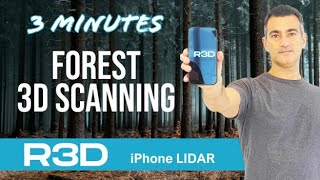 Scanning a forest or a clandestine grave with Recon 3D iPhone LIDAR app | 3D Forensics | CSI screenshot 3