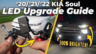 Upgrading a Gen 3 Kia Soul's Crappy Headlights to Fully LED Headlights/DRLs/Fogs || Endurance LEDs