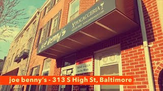 joe benny’s - focaccia and meat balls, April 2019 Baltimore (720p)