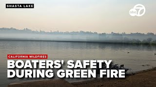 Firefighting officials advise boater caution at Shasta Lake while Green Fire burns