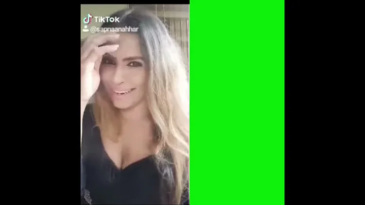 Bollywood star Sapana ke sath banao Tik Tok duet video green screen effect video funny duet video