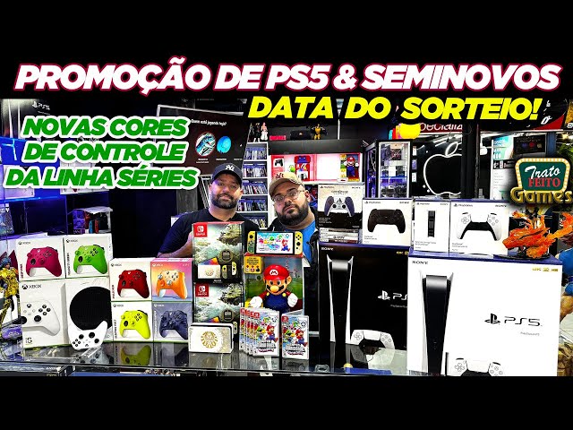 PROMOÇÃO de PS5 e SEMINOVOS CONTINUAM! TRATO FEITO GAMES SANTA EFIGÊNIA 