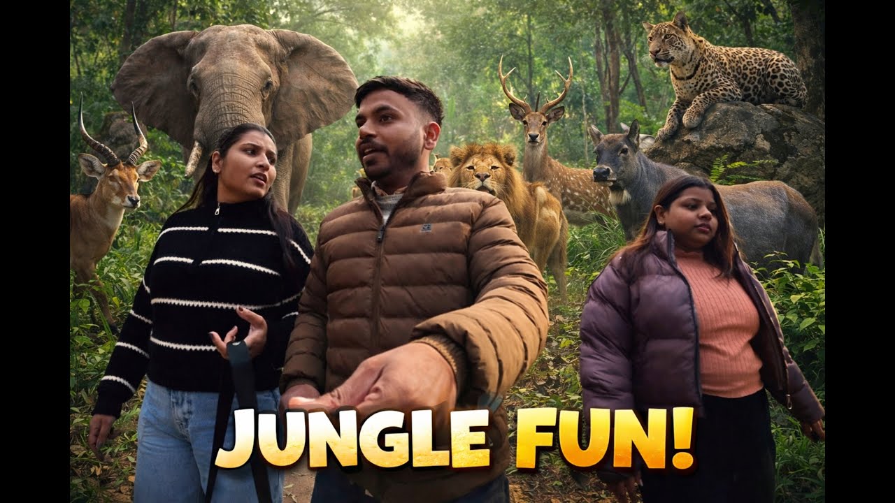 🌿 Jungle Fun Adventure Vlog 🐘🦁