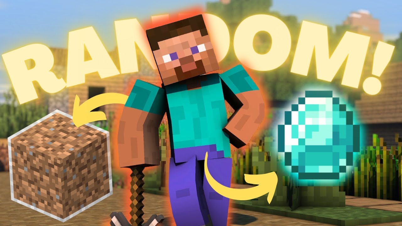 Minecraft but Everything is RANDOM! - YouTube