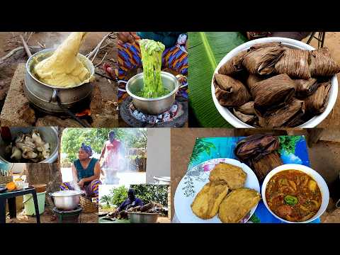 This Is How Real Fante Kenkey Is Made in the Village — 5 Hours on Firewood!