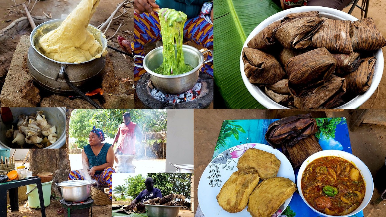 This Is How Real Fante Kenkey Is Made in the Village — 5 Hours on Firewood!