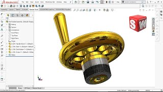 Solidworks Tutorial HP | Dialed Handle | Milling Attachment for Lathe