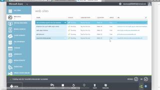 Quick start: Hosting your ASP.NET Website in Microsoft Azure