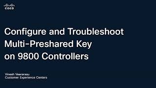 Configure and Troubleshoot Multi-Preshared Key on 9800 Controller
