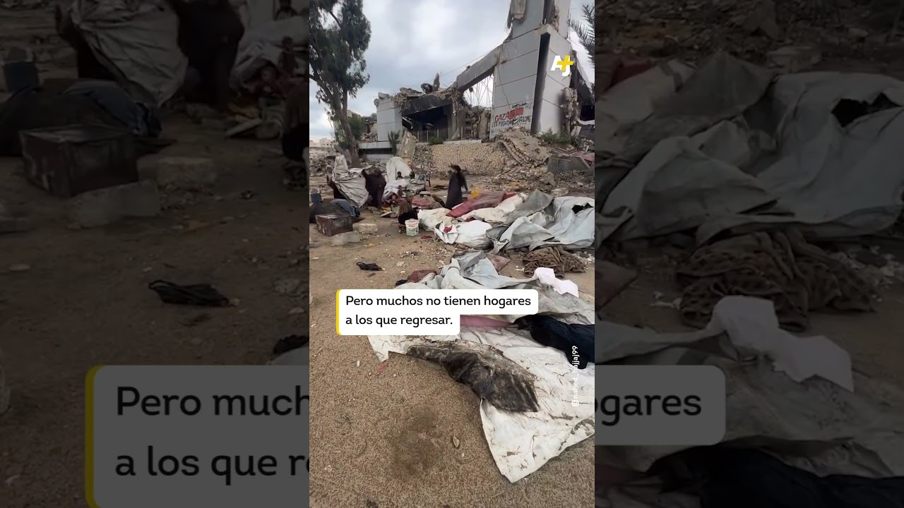 يحاول الفلسطينيون إعادة بناء حياتهم #shorts