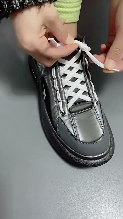 How to tie your shoes, Tie your shoes, Shoe lacing styles #fashion #shoelacetie #shoelacing