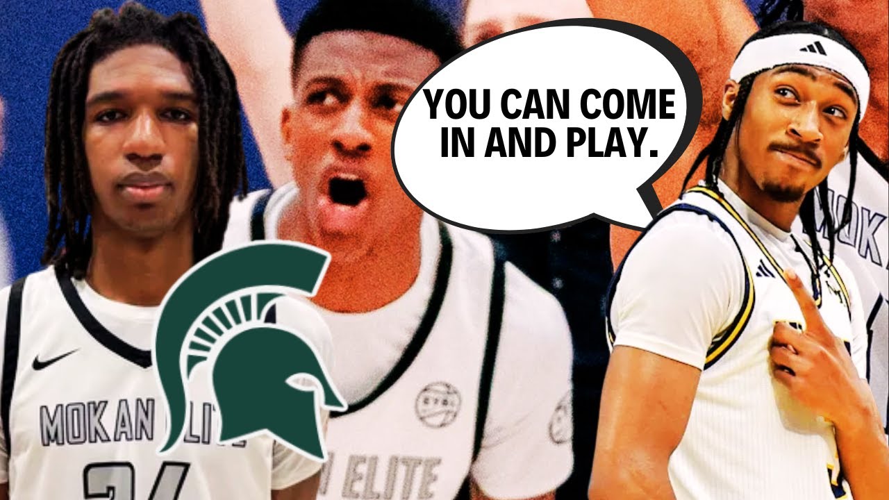 Michigan State Commit Carlos Medlock Says He's Recruiting Teammates Ethan Taylor And Tristan Reed!