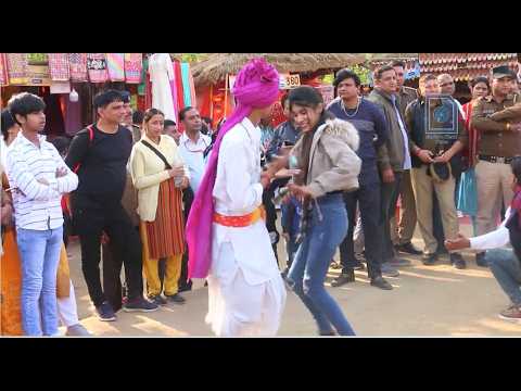 Nagada dance performances at  Surajkund Mela